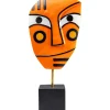 KARE Design Objet Décoratif Face Orange 50Cm