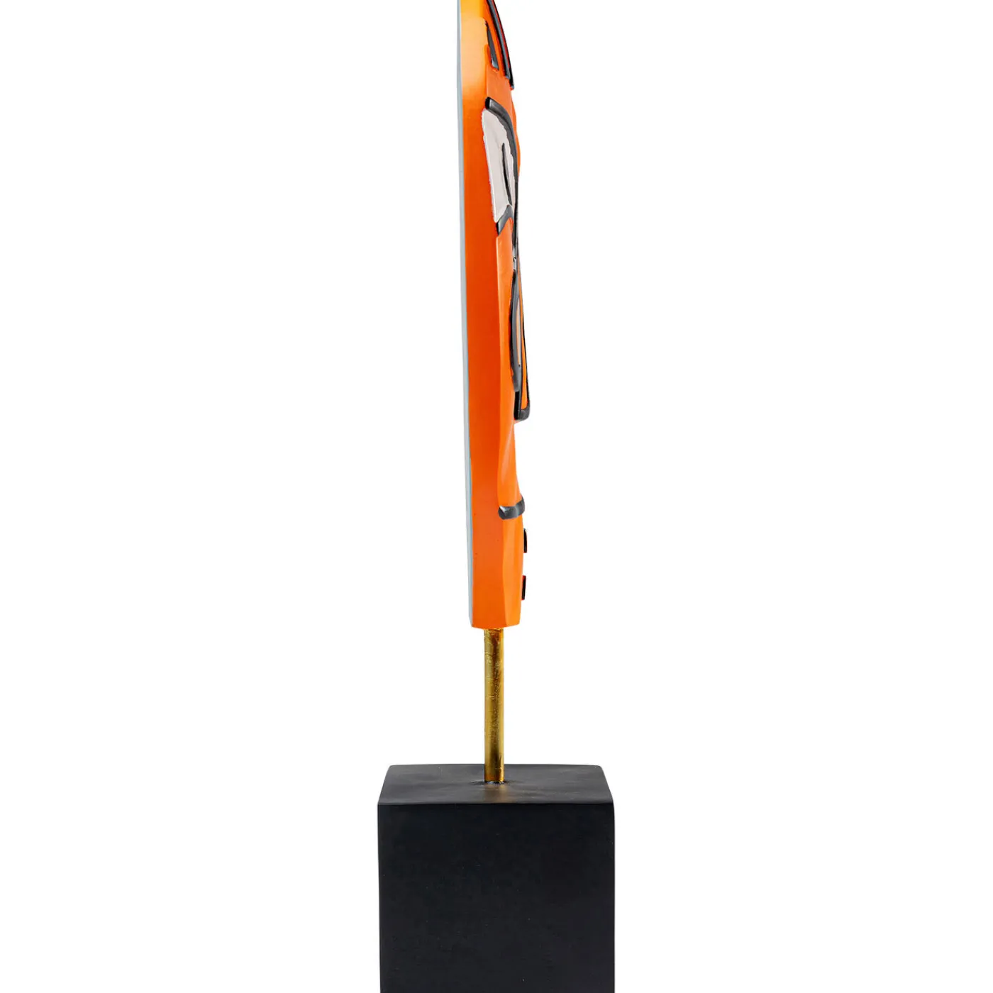 KARE Design Objet Décoratif Face Orange 50Cm