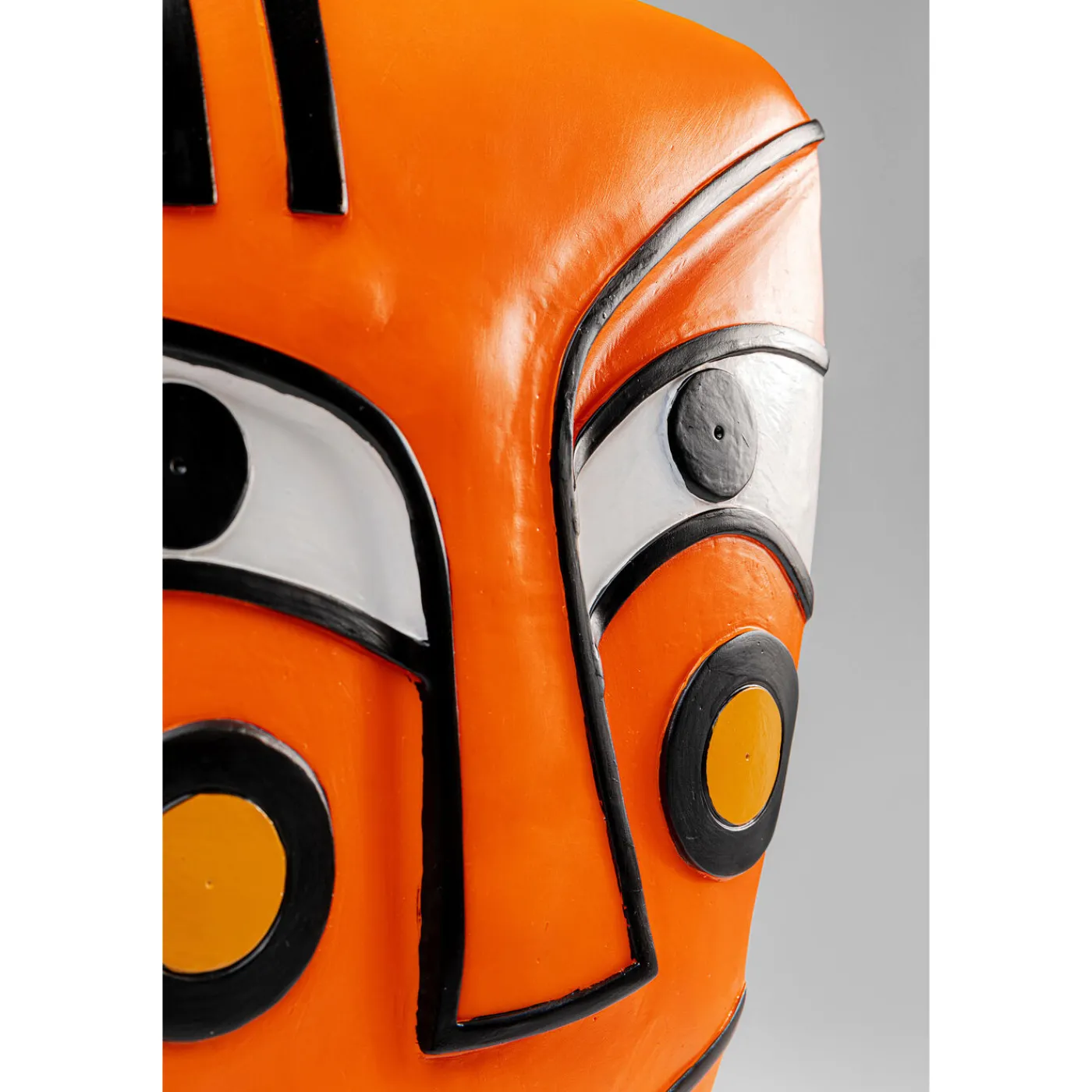 KARE Design Objet Décoratif Face Orange 50Cm