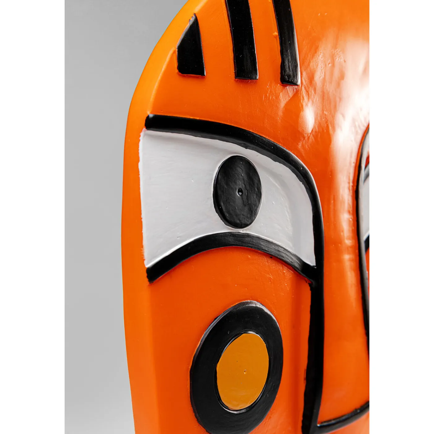 KARE Design Objet Décoratif Face Orange 50Cm