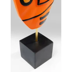 KARE Design Objet Décoratif Face Orange 50Cm