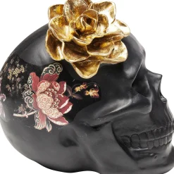 KARE Design Objet Décoratif Flower Skull 22Cm
