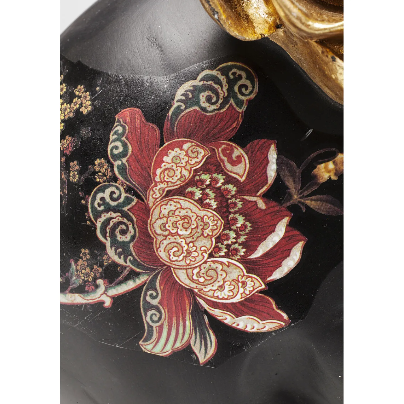 KARE Design Objet Décoratif Flower Skull 22Cm