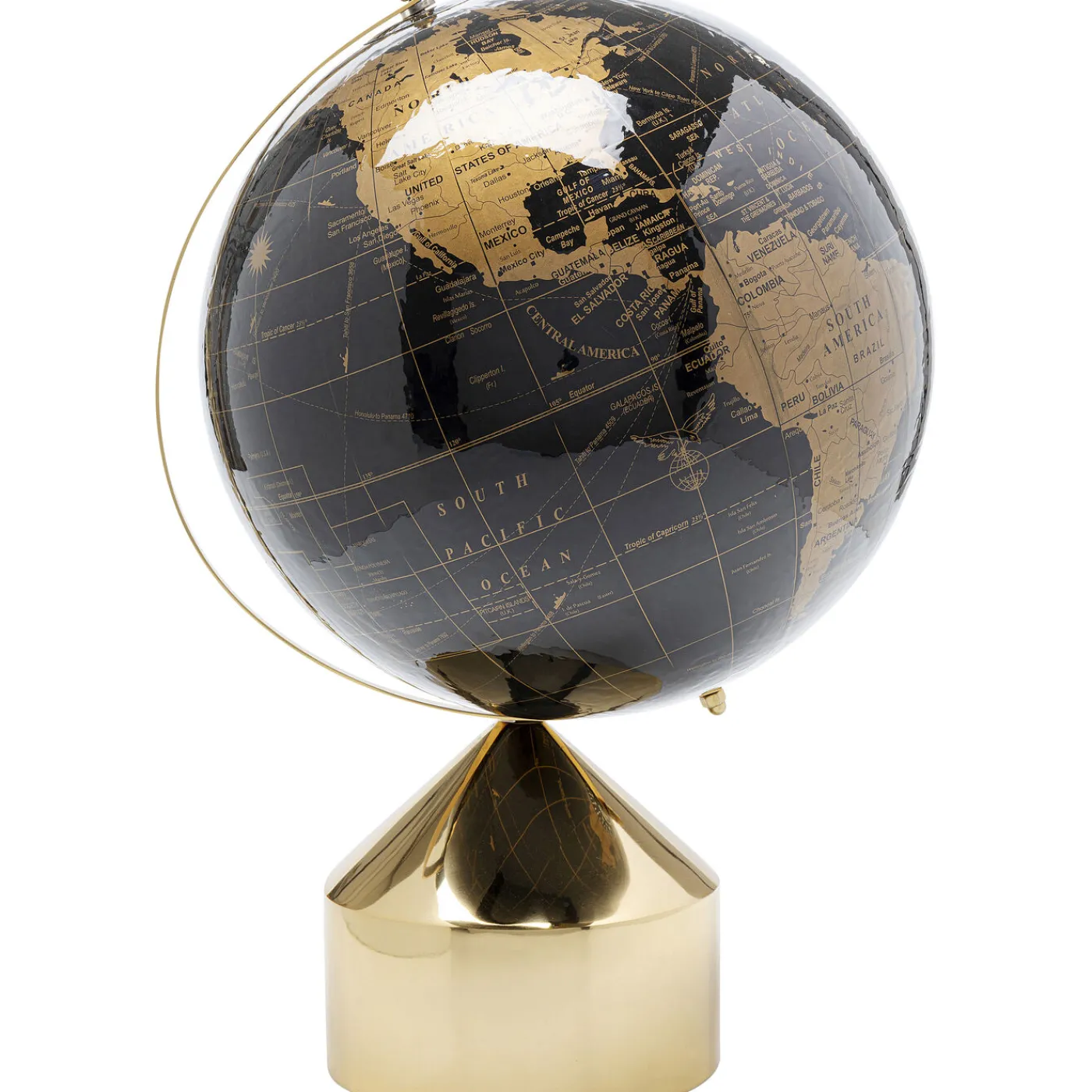 KARE Design Objet Décoratif Globe Top Dore 47Cm