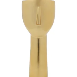 KARE Design Objet Décoratif Golden Face 36Cm