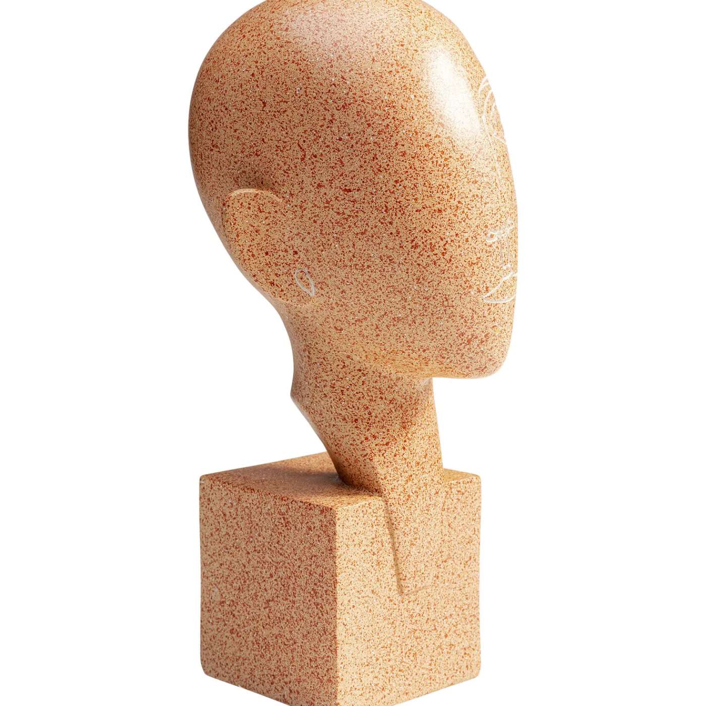 KARE Design Objet Décoratif Half A Face 30Cm