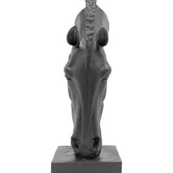 KARE Design Objet Décoratif Horse Face Noir 72Cm