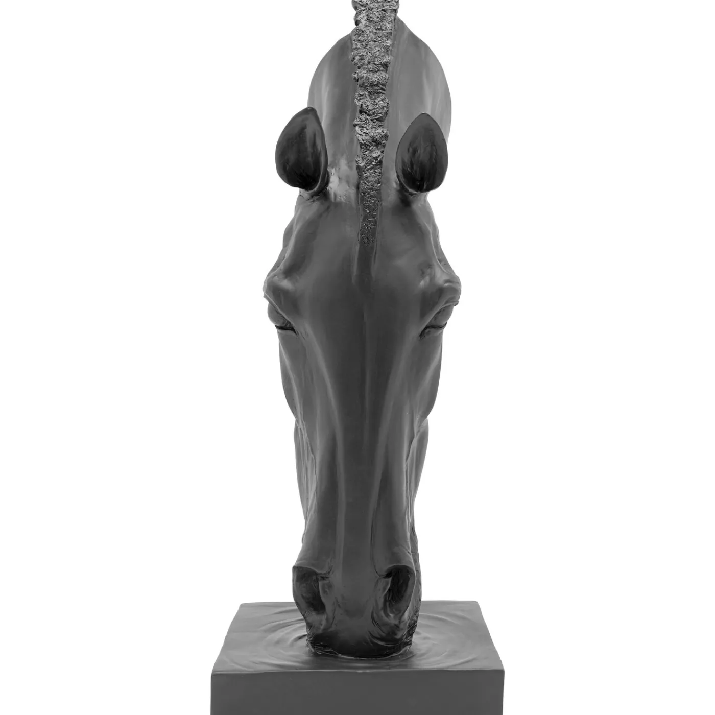 KARE Design Objet Décoratif Horse Face Noir 72Cm