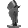 KARE Design Objet Décoratif Horse Face Noir 57Cm