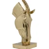KARE Design Objet Décoratif Horse Face Dore 57Cm