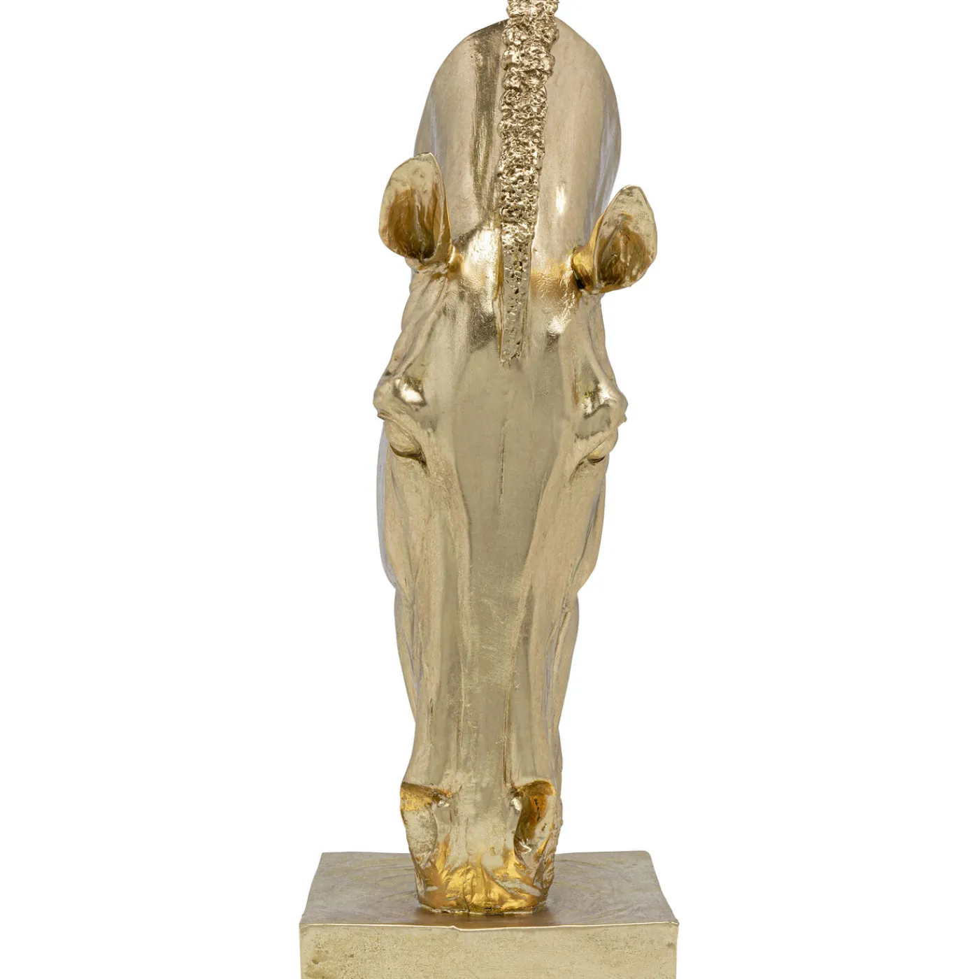 KARE Design Objet Décoratif Horse Face Dore 57Cm