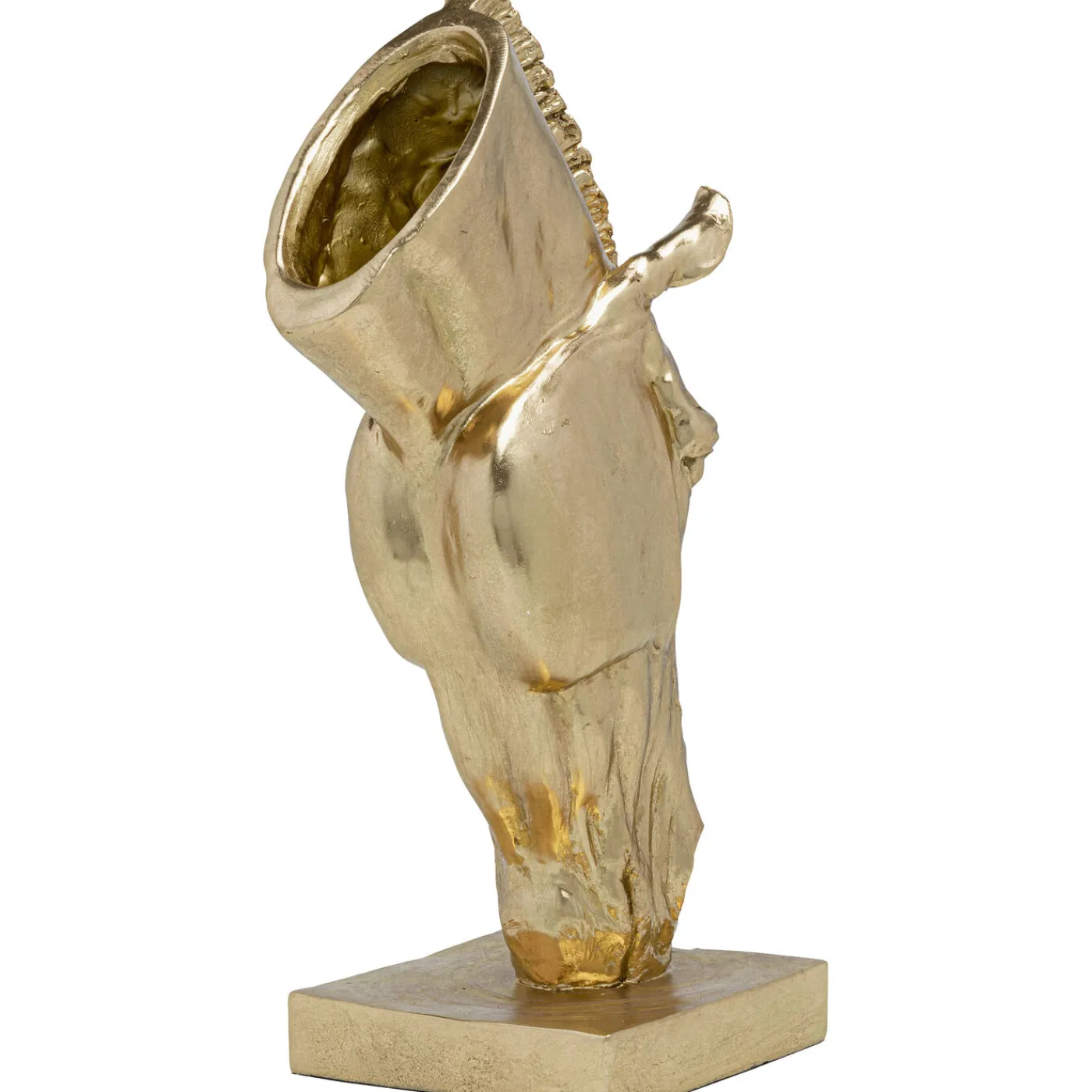 KARE Design Objet Décoratif Horse Face Dore 57Cm