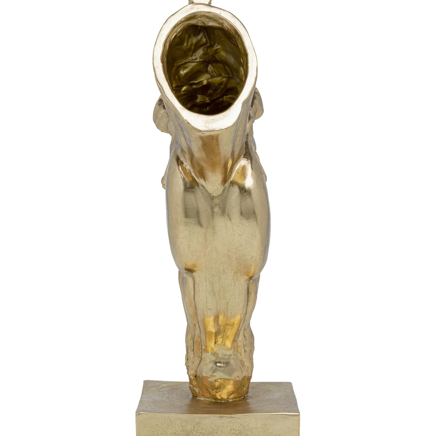 KARE Design Objet Décoratif Horse Face Dore 57Cm