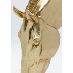 KARE Design Objet Décoratif Horse Face Dore 57Cm