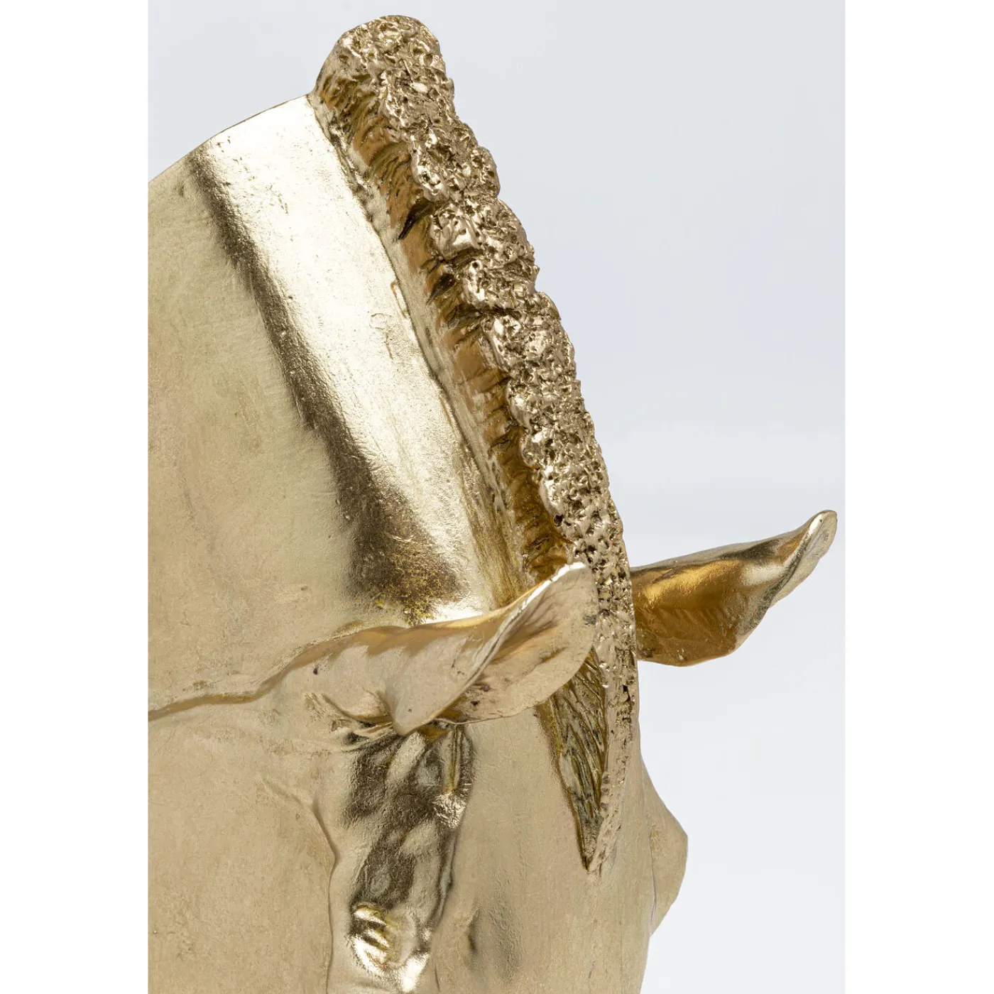 KARE Design Objet Décoratif Horse Face Dore 57Cm