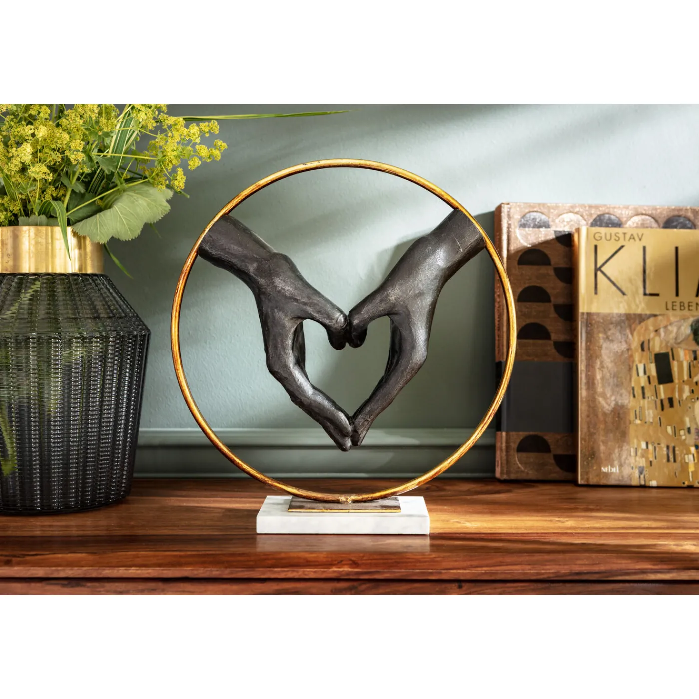 KARE Design Objet Décoratif Éléments Heart Hand 33Cm