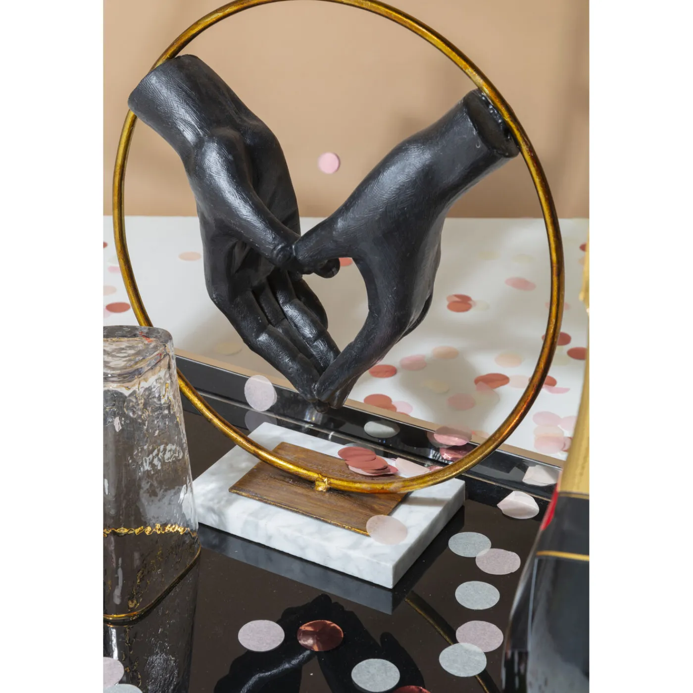 KARE Design Objet Décoratif Éléments Heart Hand 33Cm