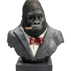 KARE Design Objet Décoratif Smoking Gorilla 48Cm