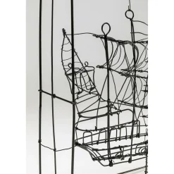 KARE Design Objet Décoratif Wire Sail Boat 28Cm