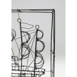 KARE Design Objet Décoratif Wire Sail Boat 28Cm