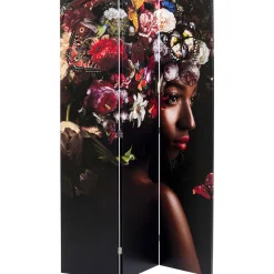 KARE Design Paravent Flowery Shoulder Vs Bunch Flowers 120X180