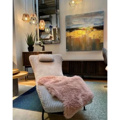 KARE Design Peau De Mouton Heidi Mauve 65X85Cm