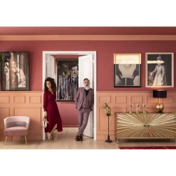 KARE Design Peinture A L Huile Frame Incognito Lady 80X100Cm