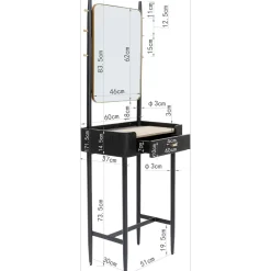 KARE Design Penderie Avec Miroir Milano