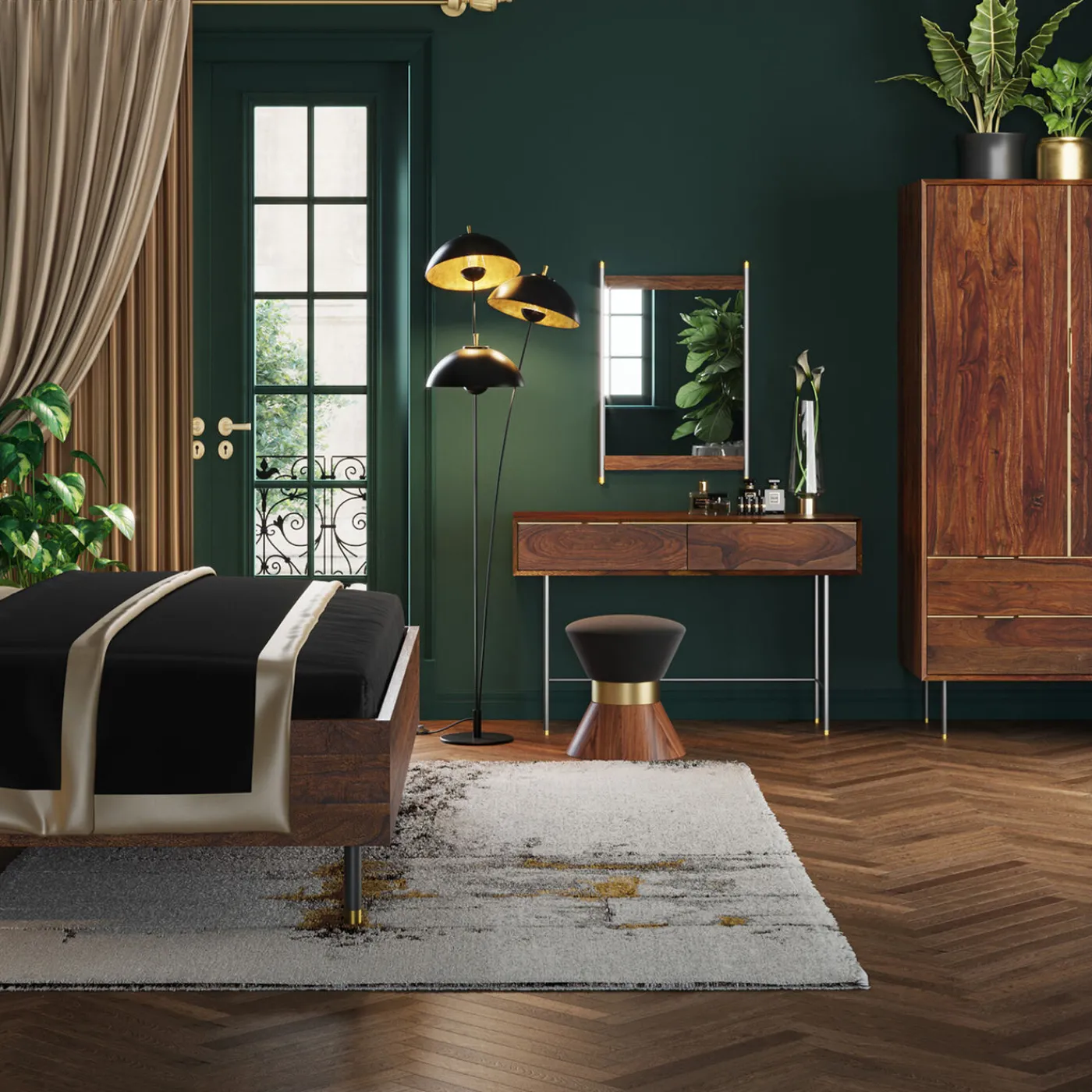 KARE Design Penderie Avec Miroir Ravello 178X50