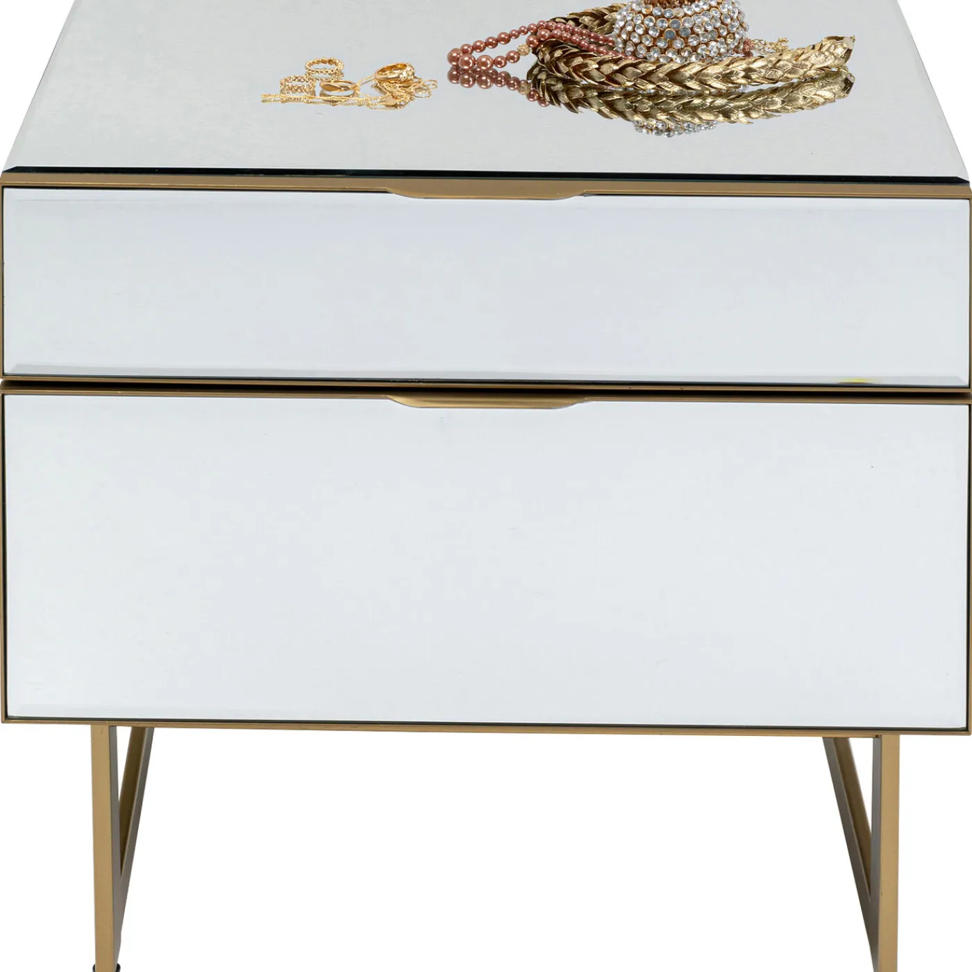 KARE Design Petite Commode Soran Dore 49X50Cm