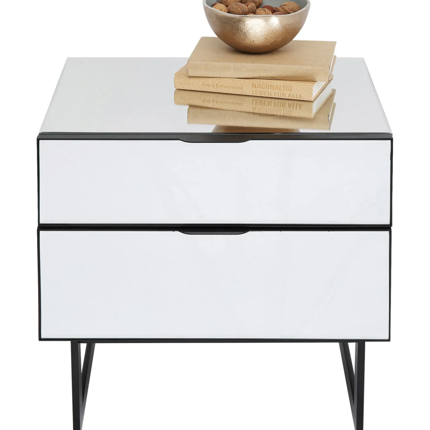 KARE Design Petite Commode Soran Noir 49X50Cm