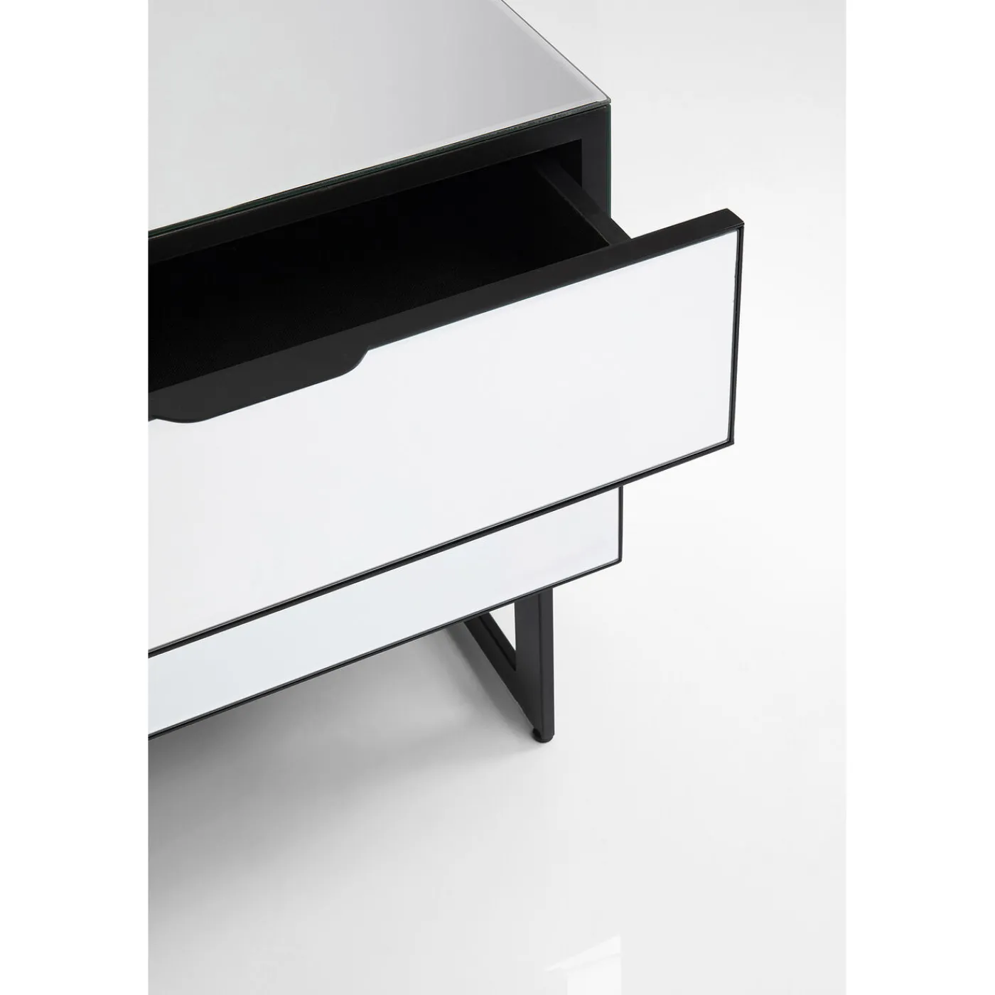 KARE Design Petite Commode Soran Noir 49X50Cm