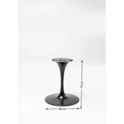 KARE Design Pied De Table Invitation Noir O60Cm