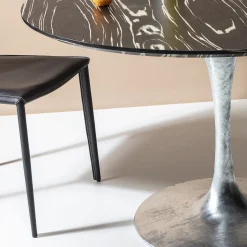 KARE Design Pied De Table Invitation Zinc O60Cm