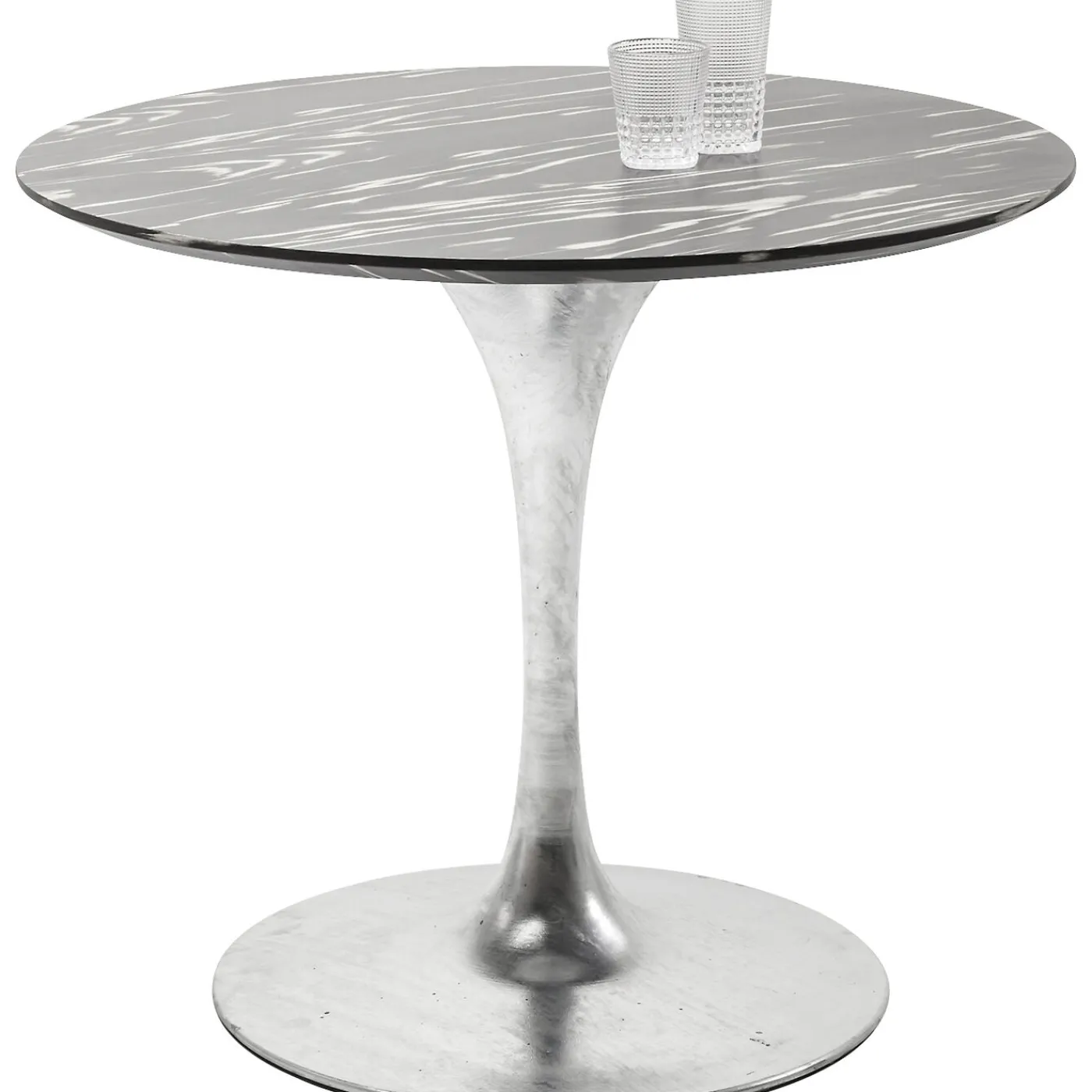 KARE Design Pied De Table Invitation Zinc O60Cm