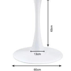 KARE Design Pietement De Table Schickeria Blanc O110Cm