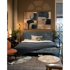 KARE Design Plaid Classico Bleu 200X150Cm