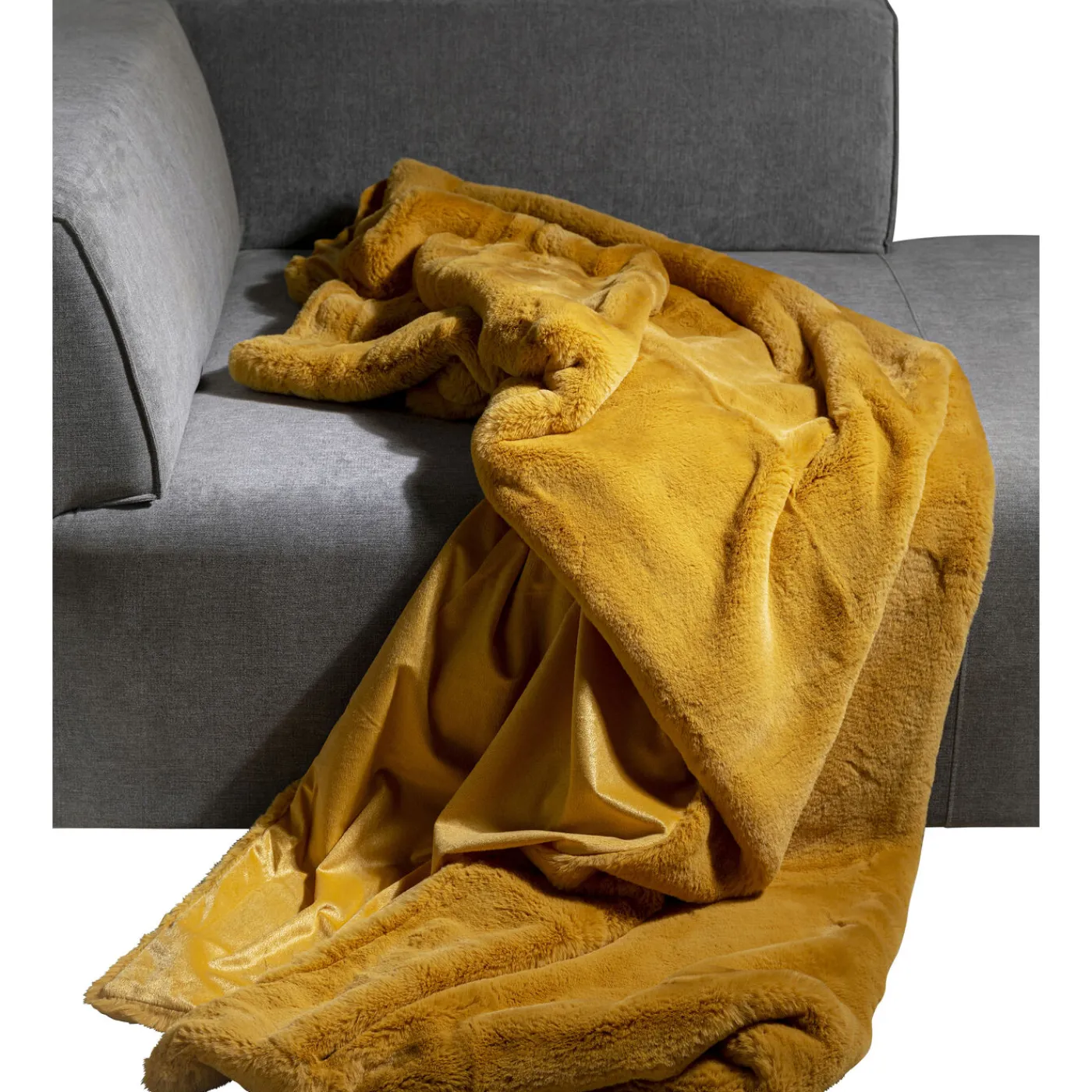 KARE Design Plaid Jaune 140X200Cm