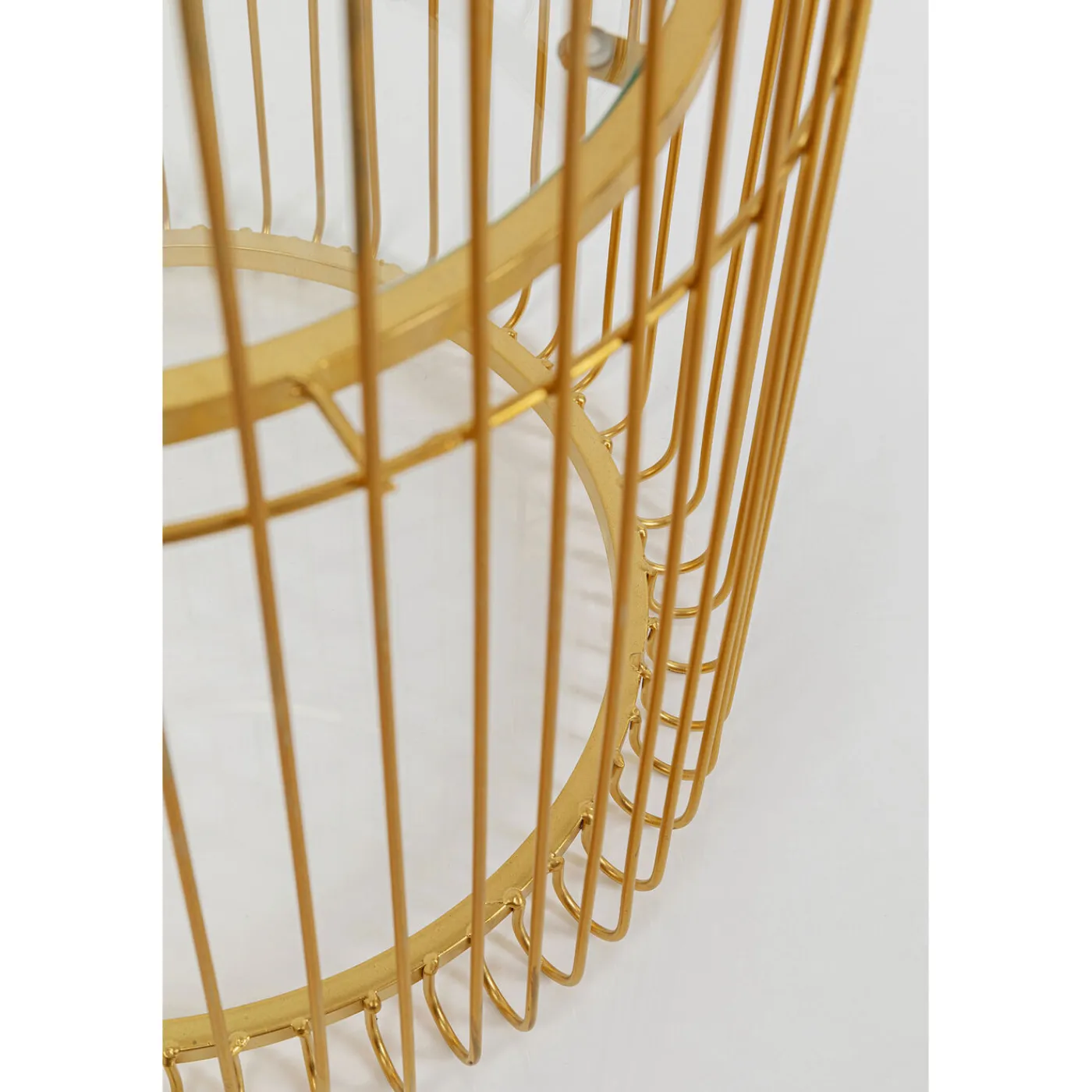 KARE Design Porte-Plantes Wire Dore 44Cm