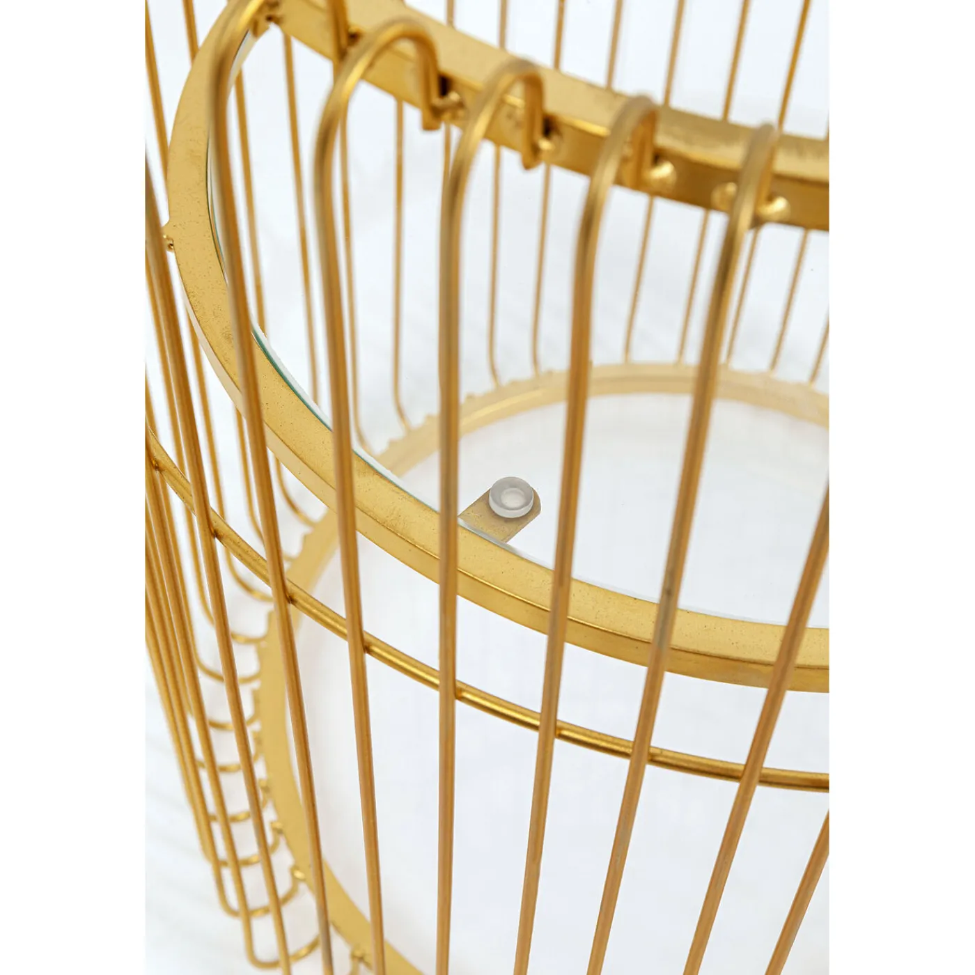 KARE Design Porte-Plantes Wire Dore 44Cm