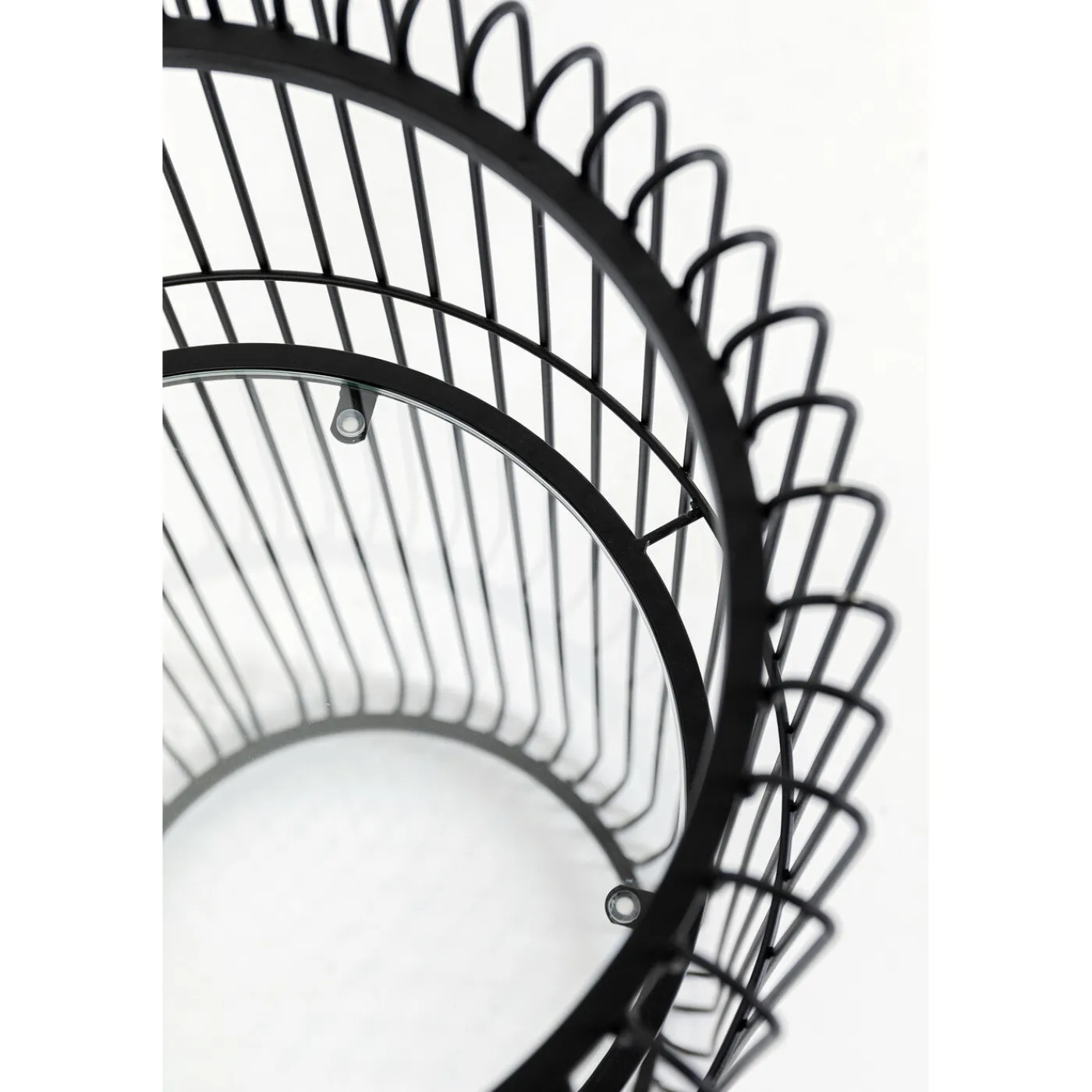 KARE Design Porte-Plantes Wire Noir 70Cm