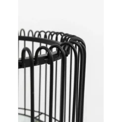 KARE Design Porte-Plantes Wire Noir 70Cm