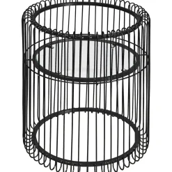 KARE Design Porte-Plantes Wire Noir 44Cm