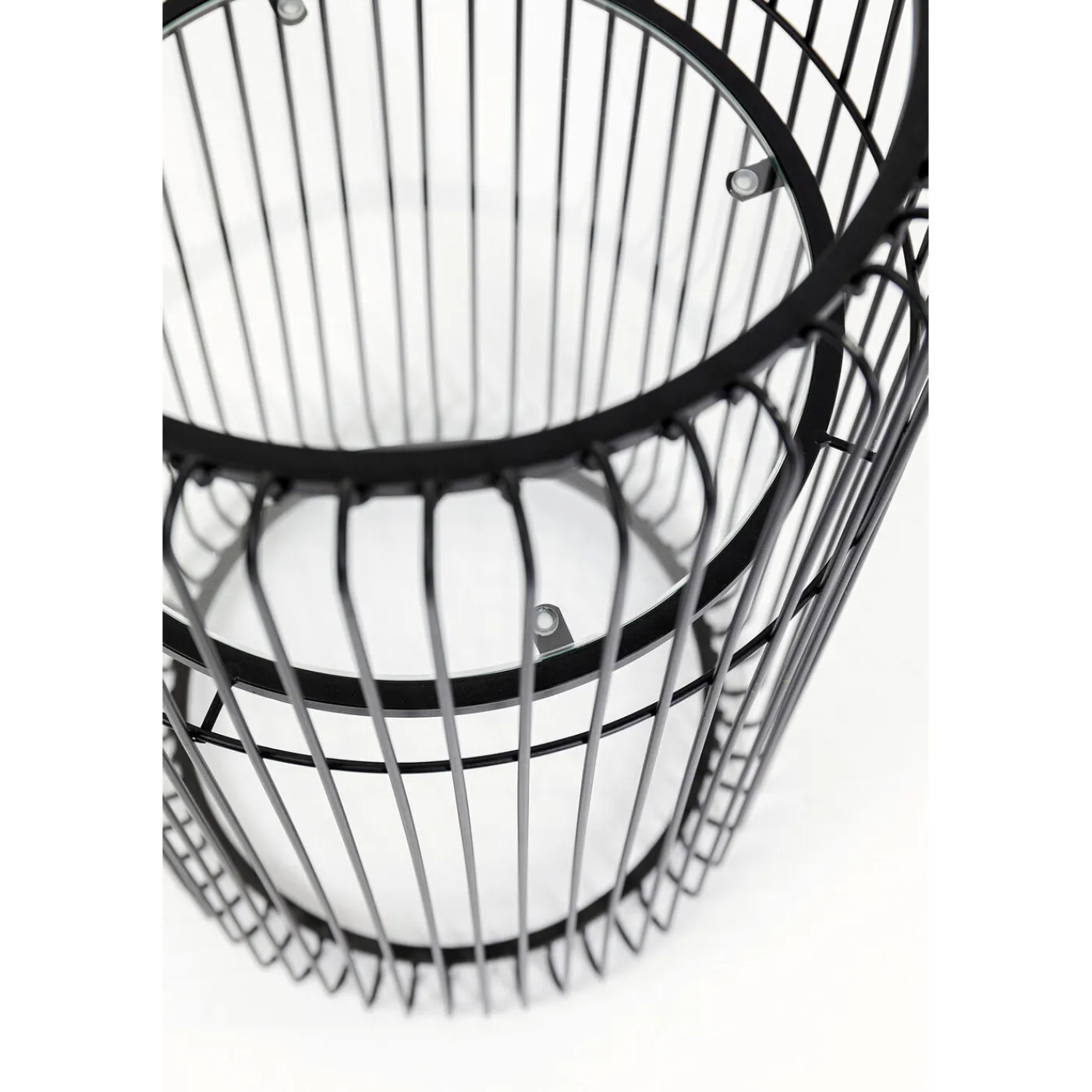 KARE Design Porte-Plantes Wire Noir 70Cm