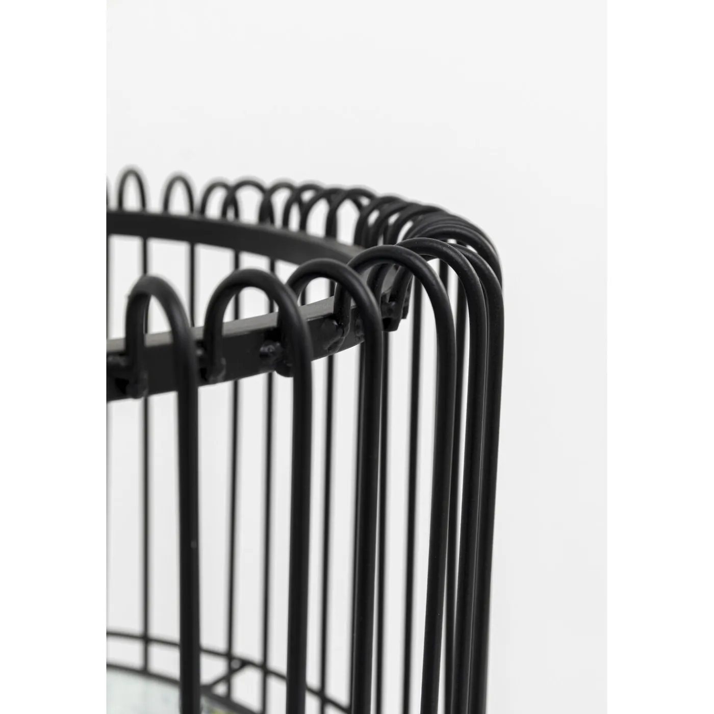 KARE Design Porte-Plantes Wire Noir 70Cm