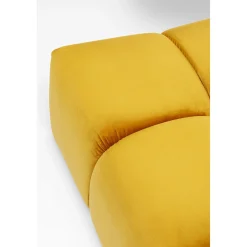 KARE Design Pouf Belami Velours Ambre