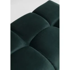 KARE Design Pouf Belami Velours Vert Fonce