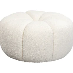 KARE Design Pouf Peppo Lounge Blanc O76Cm
