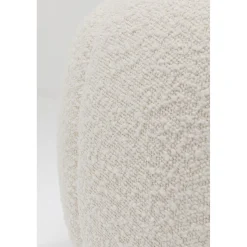 KARE Design Pouf Peppo Lounge Blanc O76Cm