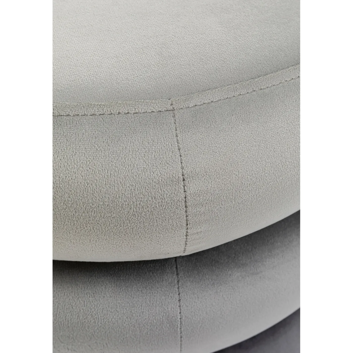 KARE Design Pouf Sandwich Gris O45Cm